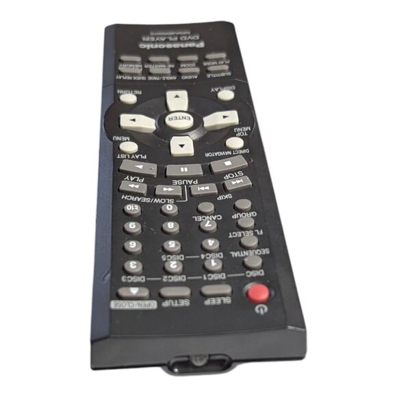 Panasonic DVD Player OEM Remote Control Model N2QAJB000070 Tested Working - Picture 7 of 9